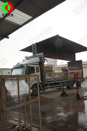 大雨滂沱，也要把蔬果清洗加工生產(chǎn)線按時按質(zhì)裝車交付客戶！